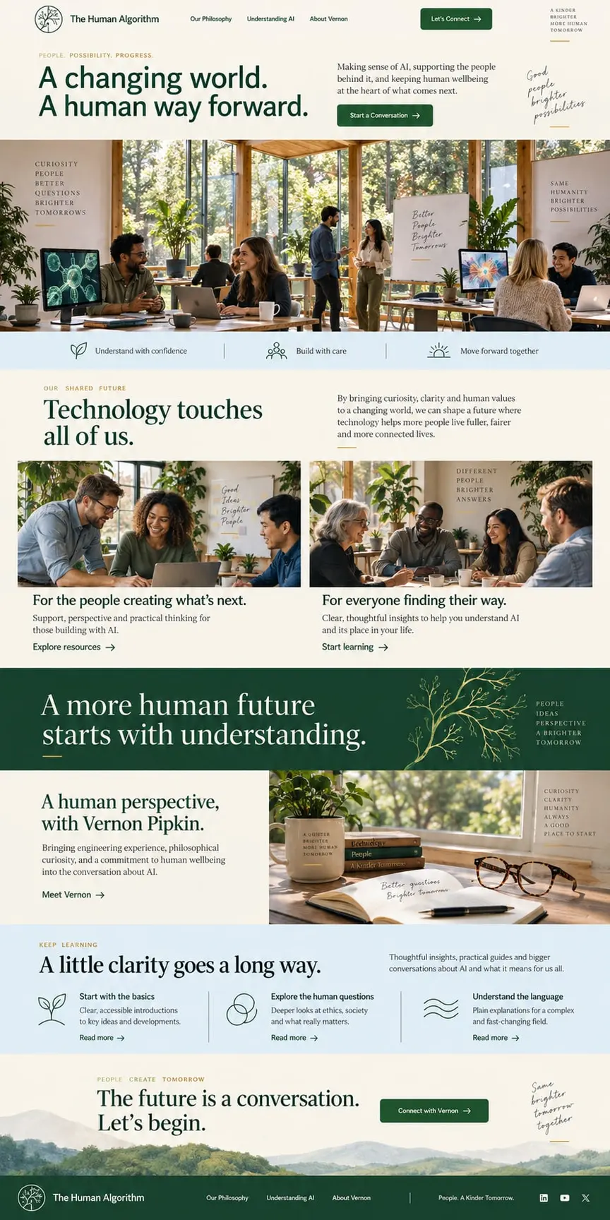Common Ground: the concept mockup for Engineered for Life